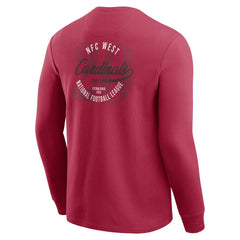 Arizona Cardinals Fanatics Darius Rucker Collection Washed Waffle-Knit Long Sleeve T-Shirt