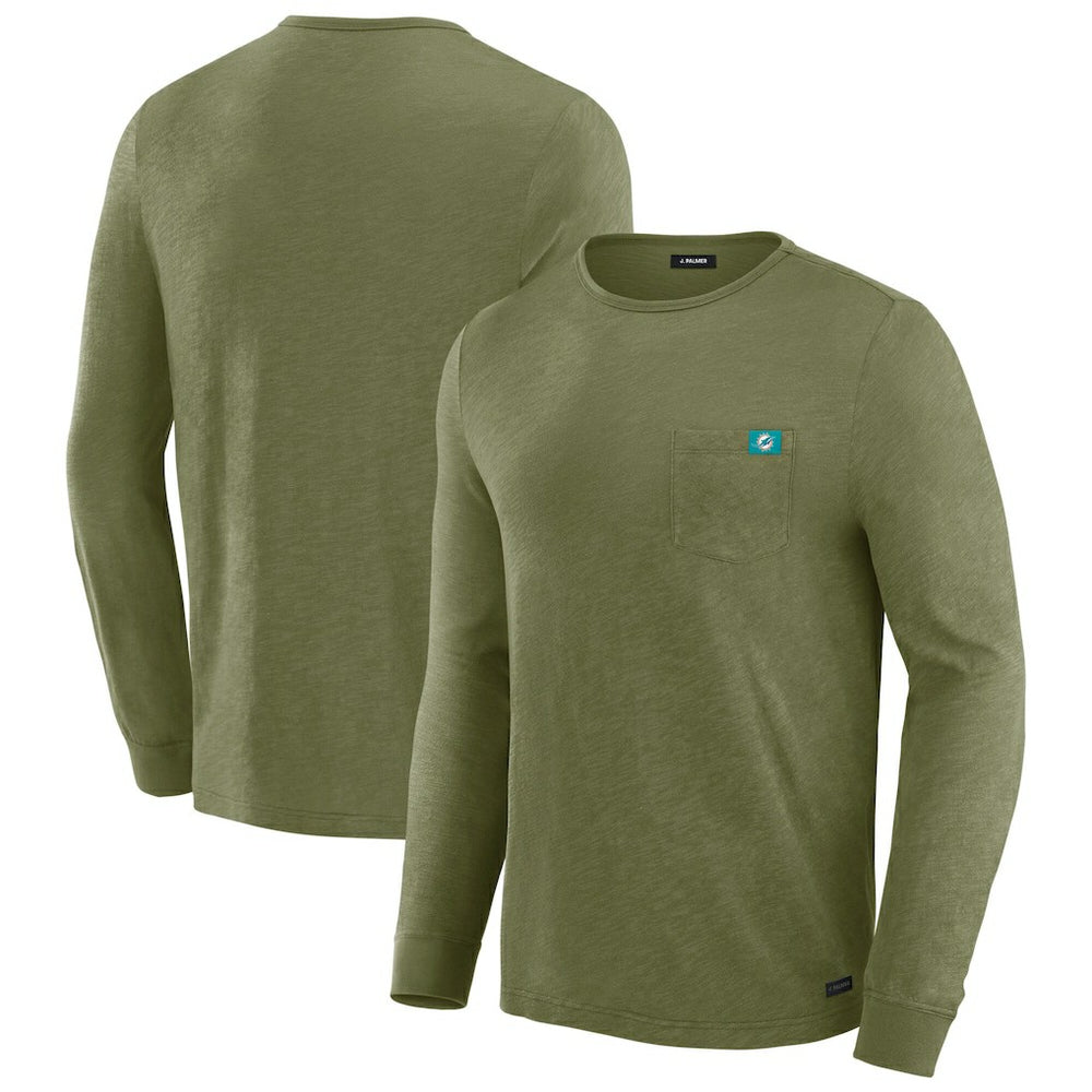 Miami Dolphins J. Palmer In-The-Pocket Long Sleeve T-Shirt