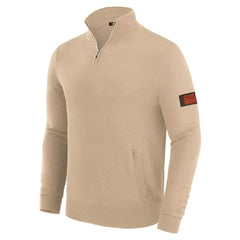 Cleveland Browns J. Palmer Franchise Quarter-Zip Sweater