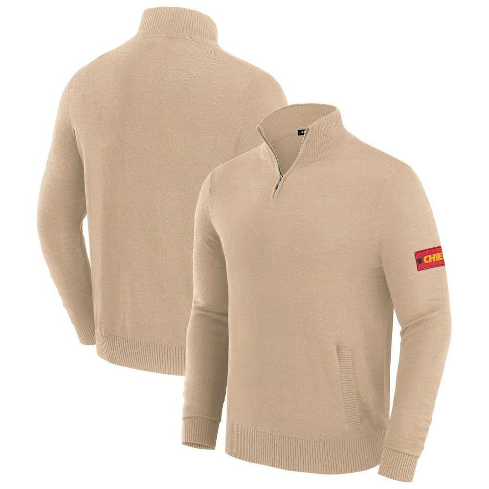 Kansas City Chiefs J. Palmer Franchise Quarter-Zip Sweater