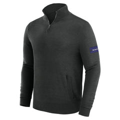 Baltimore Ravens J. Palmer Franchise Quarter-Zip Sweater