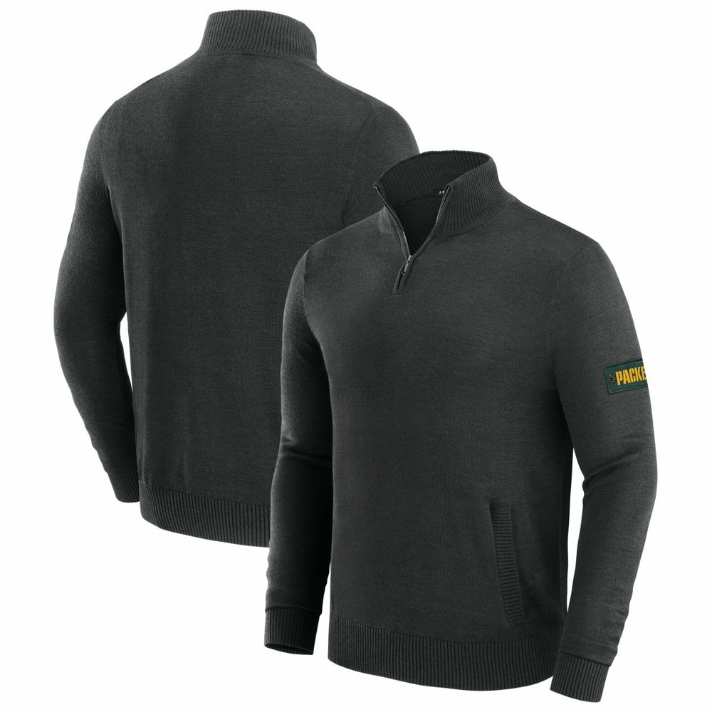 Green Bay Packers J. Palmer Franchise Quarter-Zip Sweater
