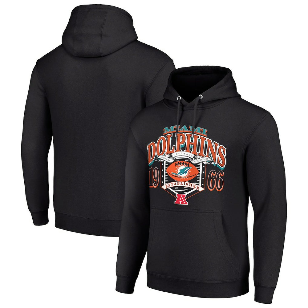 Miami Dolphins Starter 80s Retro Pullover Hoodie