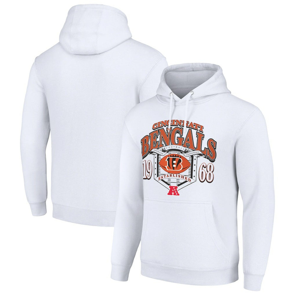 Cincinnati Bengals Starter 80s Retro Pullover Hoodie