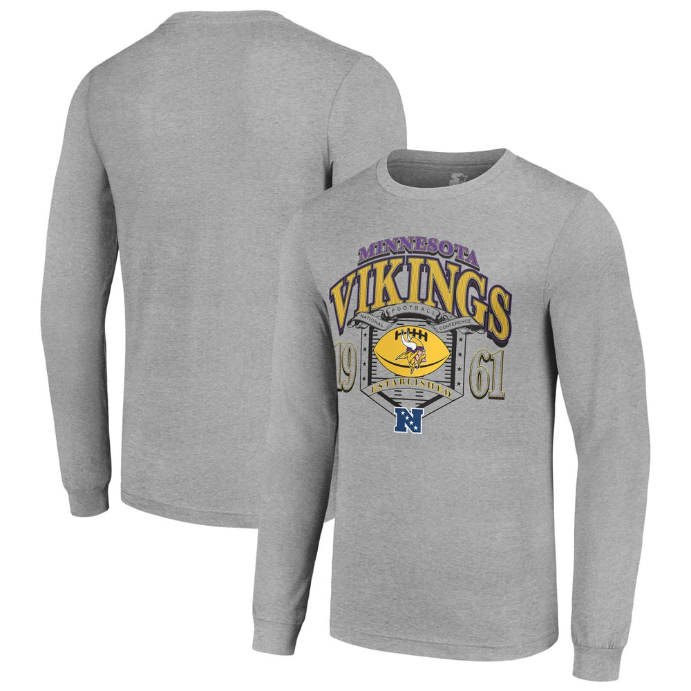 Minnesota Vikings Starter Retro Long Sleeve Graphic T-Shirt
