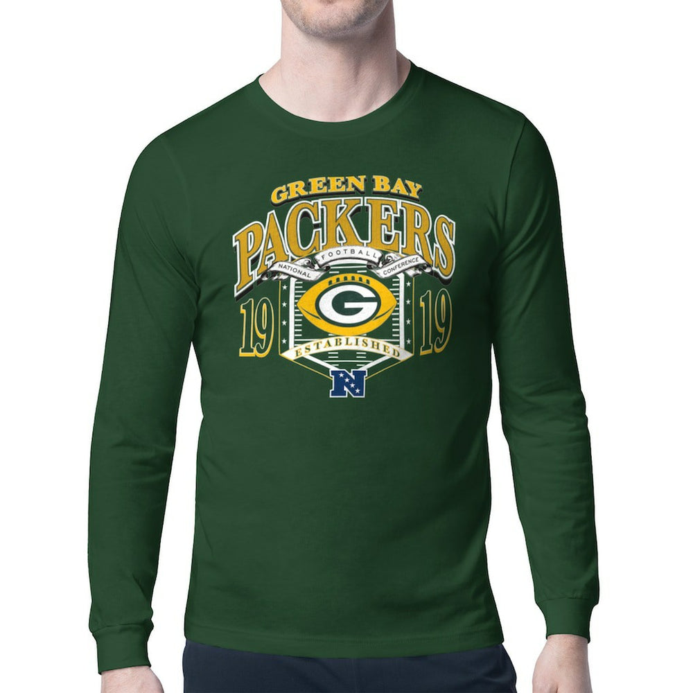 Green Bay Packers Starter Retro Long Sleeve Graphic T-Shirt