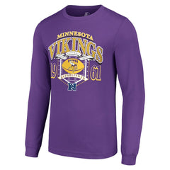 Minnesota Vikings Starter Retro Long Sleeve Graphic T-Shirt