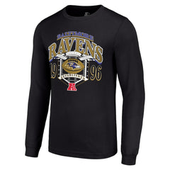 Baltimore Ravens Starter Retro Long Sleeve Graphic T-Shirt