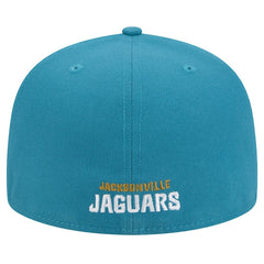 Jacksonville Jaguars New Era Throwback Crawl Omaha 59FIFTY Fitted Hat