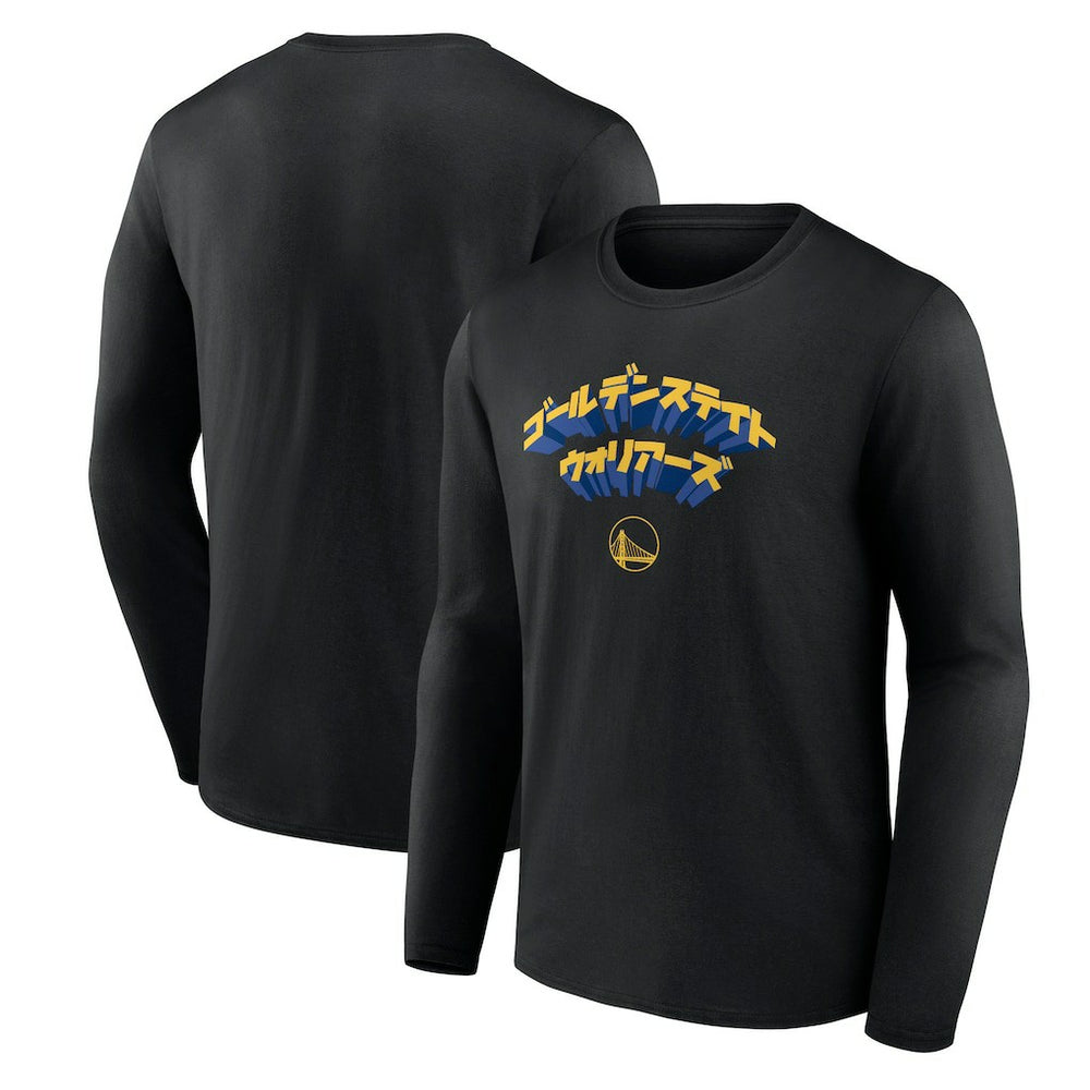 Golden State Warriors Japanese Heritage Long Sleeve T-Shirt sale Discount