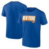New York Knicks Blocked Out T-Shirt For Sale