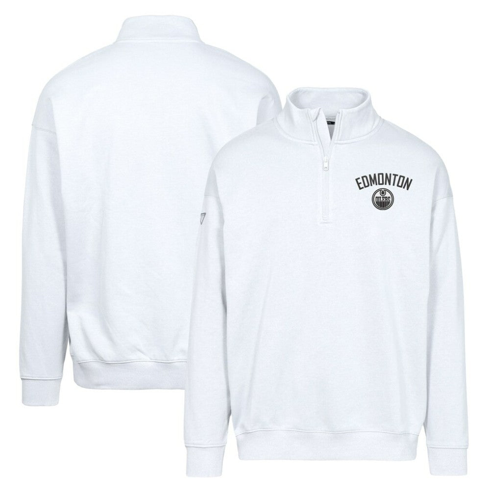 Edmonton Oilers Levelwear Murray City Capsule Quarter-Zip Sweatshirt Discount