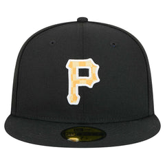 Pittsburgh Pirates New Era Checkered Undervisor 59FIFTY Fitted Hat | MLB For sale