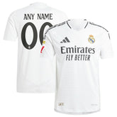 Real Madrid 2024/25 Home Custom Jersey White - Adidas