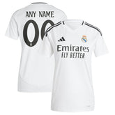 Real Madrid Women's 2024/25 Home Replica Custom Jersey White - Adidas