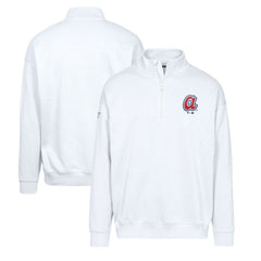 Atlanta Braves Levelwear Murray Core Logo Quarter-Zip Pullover Top | MLB Sale