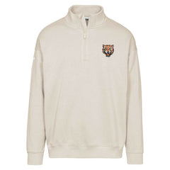 Detroit Tigers Levelwear Murray Core Logo Quarter-Zip Pullover Top | MLB New
