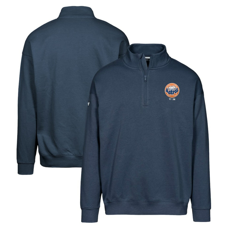 Houston Astros Levelwear Murray Core Logo Quarter-Zip Pullover Top | MLB Near me