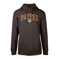 San Diego Padres Levelwear Cooperstown Collection Podium Retro Spellout Pullover Hoodie | MLB Online