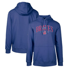 Atlanta Braves Levelwear Cooperstown Collection Podium Retro Spellout Pullover Hoodie | MLB On Sale