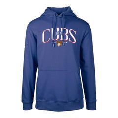 Chicago Cubs Levelwear Cooperstown Collection Podium Retro Spellout Pullover Hoodie | MLB For sale
