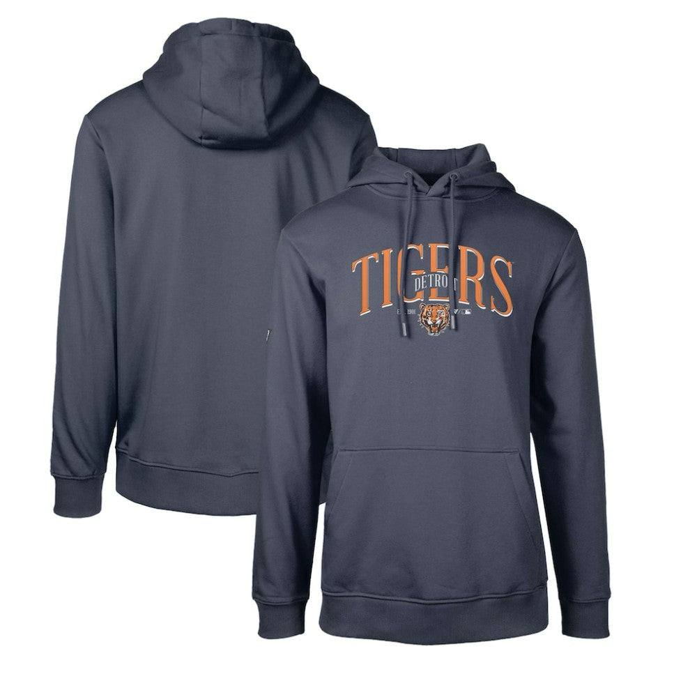 Detroit Tigers Levelwear Cooperstown Collection Podium Retro Spellout Pullover Hoodie | MLB US