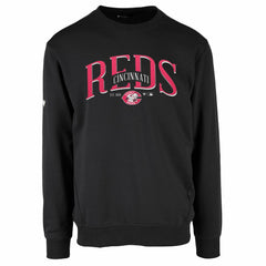 Cincinnati Reds Levelwear Zane Cooperstown Collection Retro Spellout Pullover Sweatshirt | MLB Sale