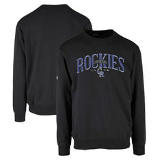 Colorado Rockies Levelwear Zane Cooperstown Collection Retro Spellout Pullover Sweatshirt | MLB Sale