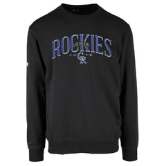 Colorado Rockies Levelwear Zane Cooperstown Collection Retro Spellout Pullover Sweatshirt | MLB Sale