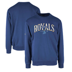 Kansas City Royals Levelwear Zane Cooperstown Collection Retro Spellout Pullover Sweatshirt | MLB Outlet