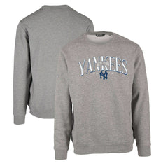 New York Yankees Levelwear Zane Cooperstown Collection Retro Spellout Pullover Sweatshirt | MLB Near me
