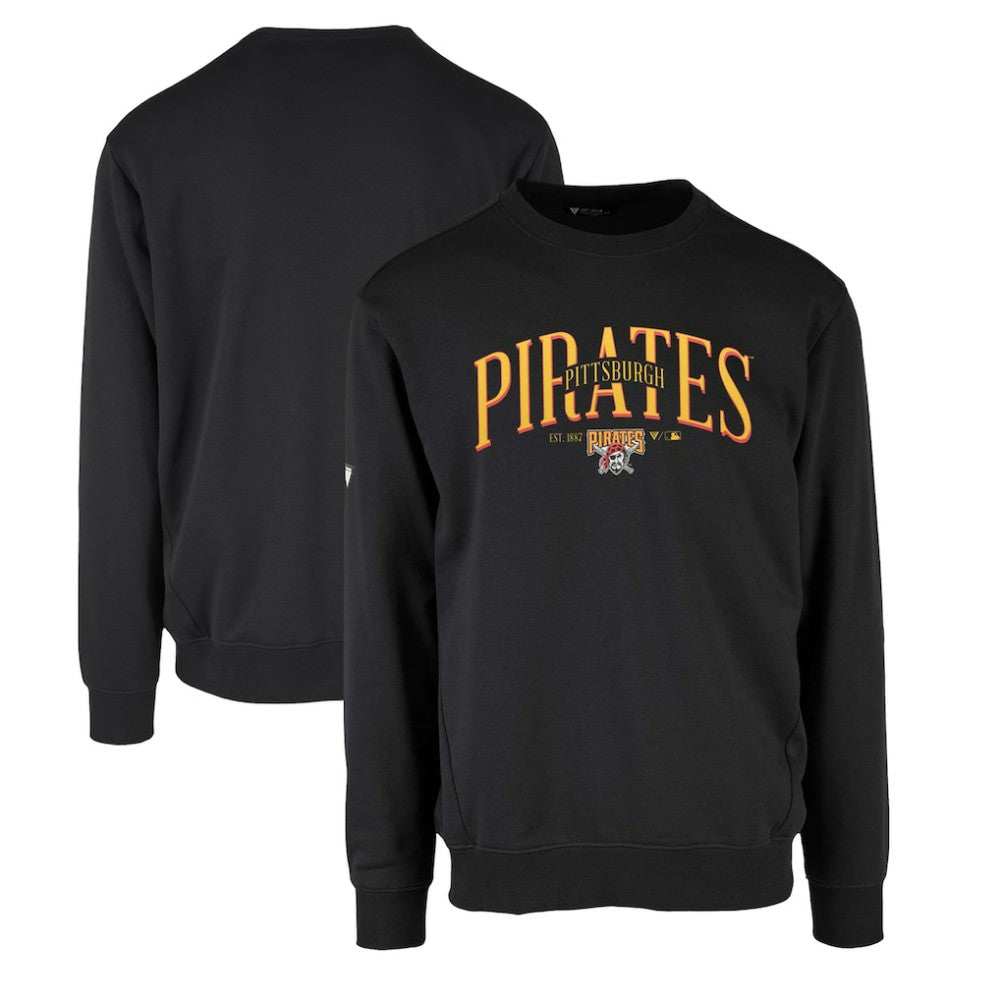 Pittsburgh Pirates Levelwear Zane Cooperstown Collection Retro Spellout Pullover Sweatshirt | MLB New