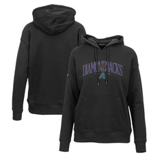 Arizona Diamondbacks Levelwear Women's Adorn Cooperstown Collection Retro Spellout Pullover Hoodie | MLB Discount