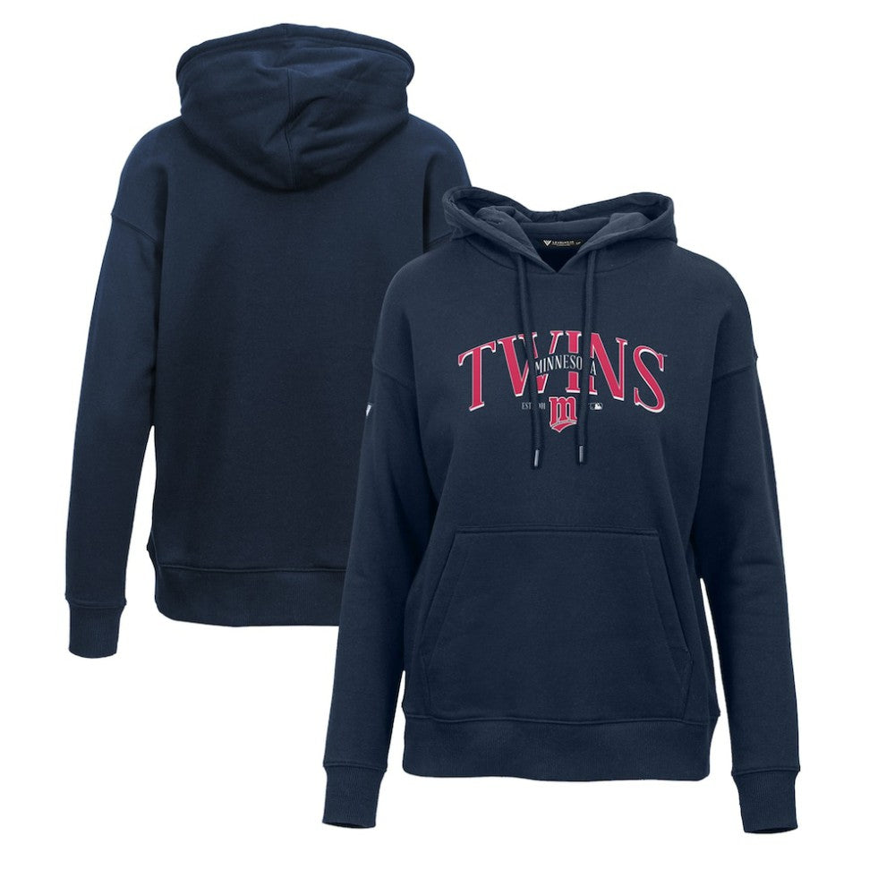 Minnesota Twins Levelwear Women's Adorn Cooperstown Collection Retro Spellout Pullover Hoodie | MLB Sale