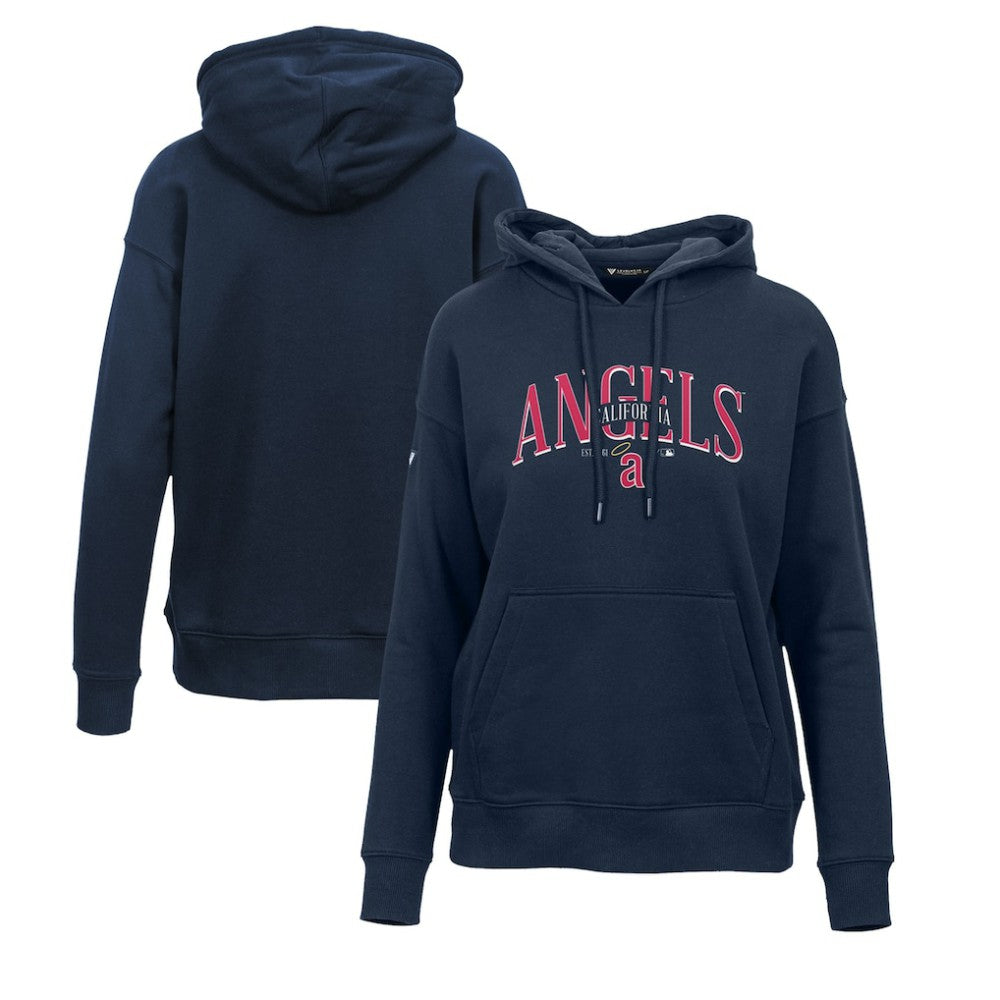 Los Angeles Angels Levelwear Women's Adorn Cooperstown Collection Retro Spellout Pullover Hoodie | MLB US
