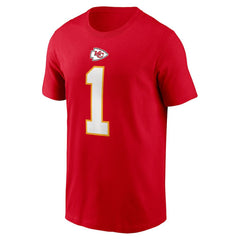 Kansas City Chiefs Nike Xavier Worthy Name & Number T-Shirt