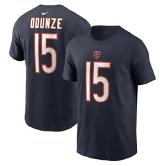 Chicago Bears Nike Rome Odunze Name & Number T-Shirt