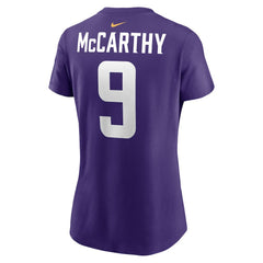 Minnesota Vikings Nike J.J. McCarthy Women's Name & Number T-Shirt