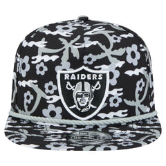 Las Vegas Raiders New Era Wakey Wakey Golfer Snapback Hat
