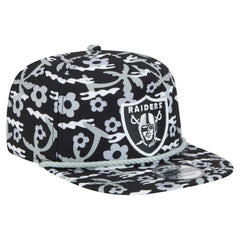 Las Vegas Raiders New Era Wakey Wakey Golfer Snapback Hat