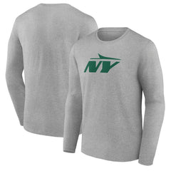 New York Jets Secondary Logo Long Sleeve T-Shirt