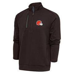 Cleveland Browns Antigua Generation Quarter-Zip Pullover Top
