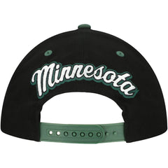 Minnesota Wild Mitchell & Ness Backside Script 2-Tone Pro Crown Adjustable Hat Sale