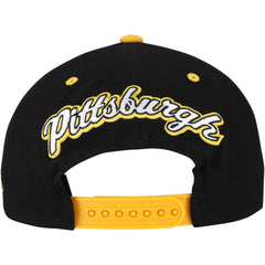 Pittsburgh Penguins Mitchell & Ness Backside Script Two-Tone Pro Crown Adjustable Hat Discount