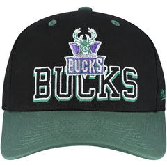 Milwaukee Bucks Backside Script Two-Tone Pro Crown Adjustable Hat Outlet