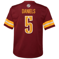 Jayden Daniels Washington Commanders Youth Game Jersey - Burgundy