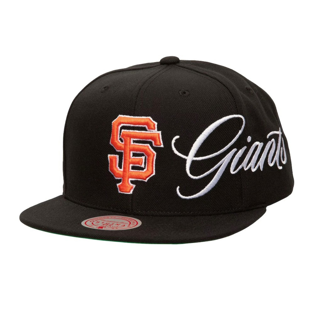 San Francisco Giants Mitchell & Ness Just Don x MLB Lux Script Snapback Hat | MLB US