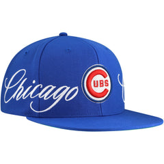 Chicago Cubs Mitchell & Ness Just Don x MLB Lux Script Snapback Hat | MLB New