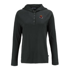 Washington Commanders Cutter & Buck Women's Coastline Epic Comfort Eco Recycled Raglan Pullover Hoodie