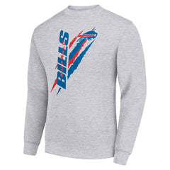 Buffalo Bills Starter Color Scratch Team Graphic Fleece Pullover Sweatshirt